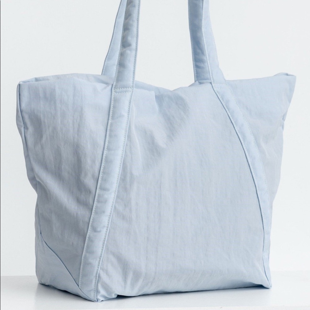 Baggu Light Blue Cloud Zip Tote